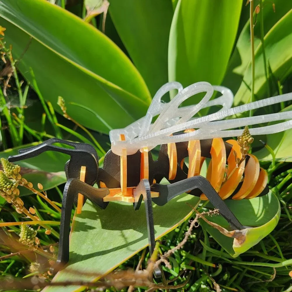 Bee Model Honeybee 3D Puzzle Honey Bees Classroom Science STEM Craft Insect Bugs